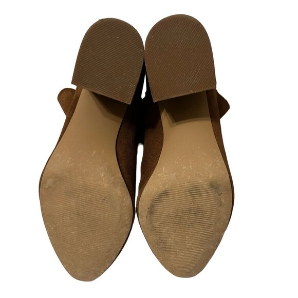 Steve Madden Rookie Bootie Suede Leather Ankle Chestnut Brown Block Heel… - Picture 7 of 9